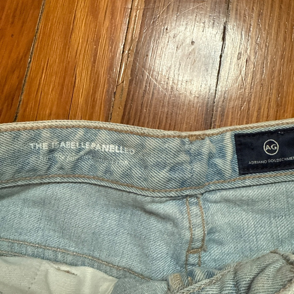 AG Adriano Goldschmied Jeans Two Tone High Rise Straight Crop 25 26x26 Isabelle - Picture 8 of 12